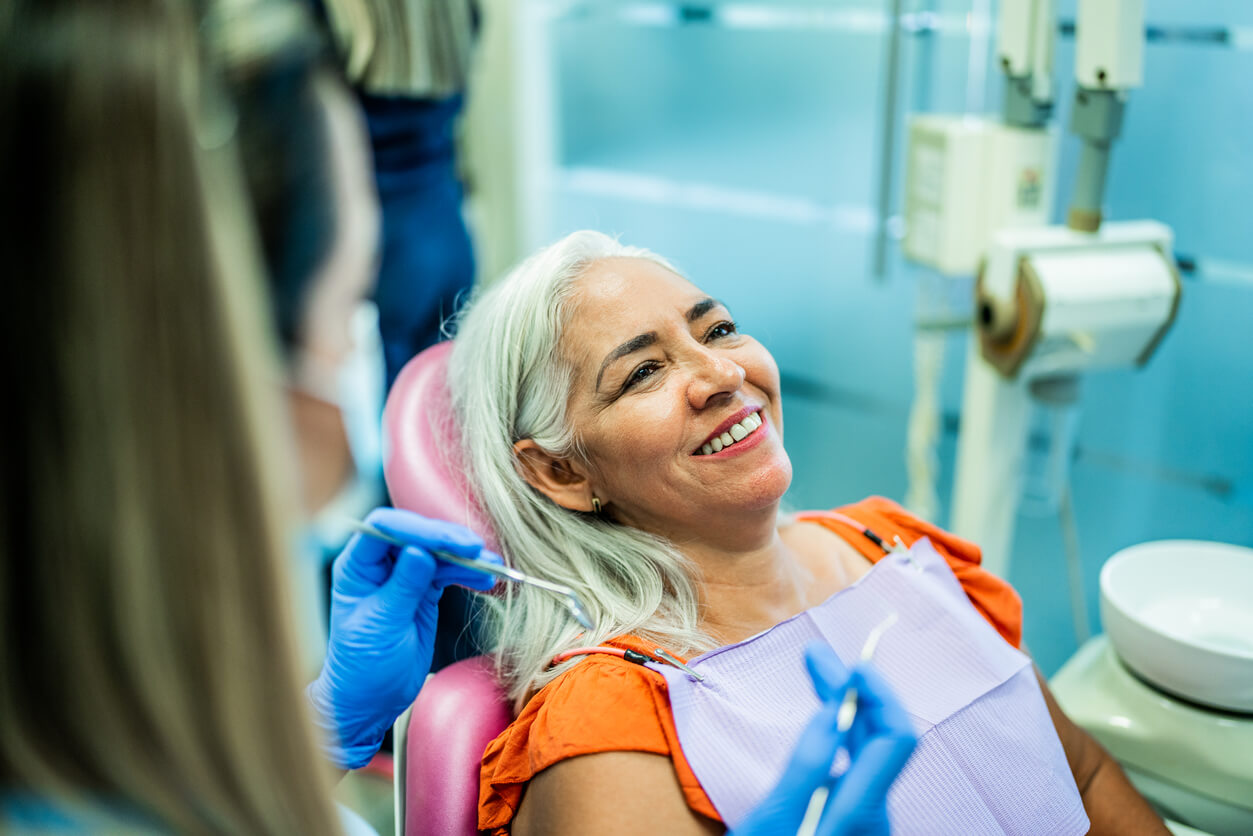 tooth whitening client